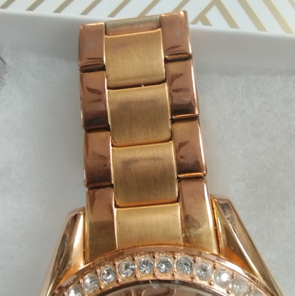 Fossil Riley Multifunction Rose Gold Tone Stainless Steel Watch - Picture 16 of 16